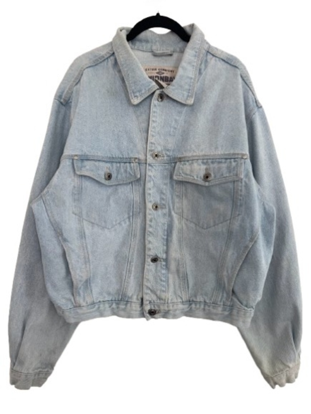 Vintage Union Bay Light Wash Denim Trucker Jacket Blue Unisex